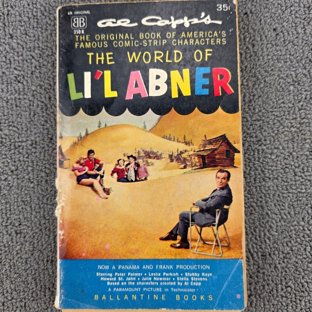 Al Capp The World of Li'l Abner Comic Book Vintage 1959 Ballantine Paperback